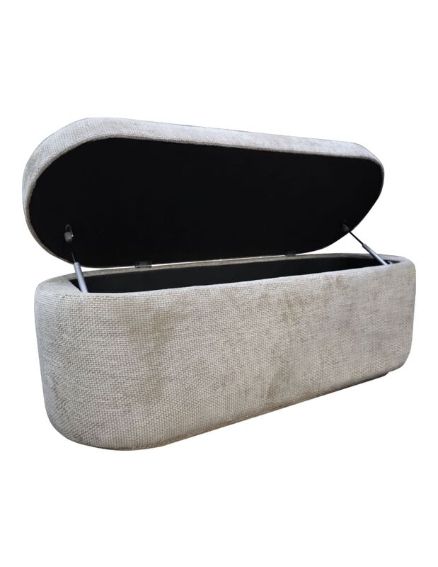 Ba&uacute;l Div&aacute;n de Almacenamiento Abel  Beige,  Pie ... image number null