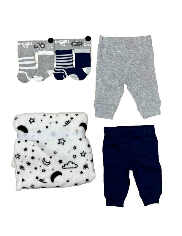 Kit 5 Piezas Beb&eacute; Ni&ntilde;a Onesies Pantalones, Calc... image number null