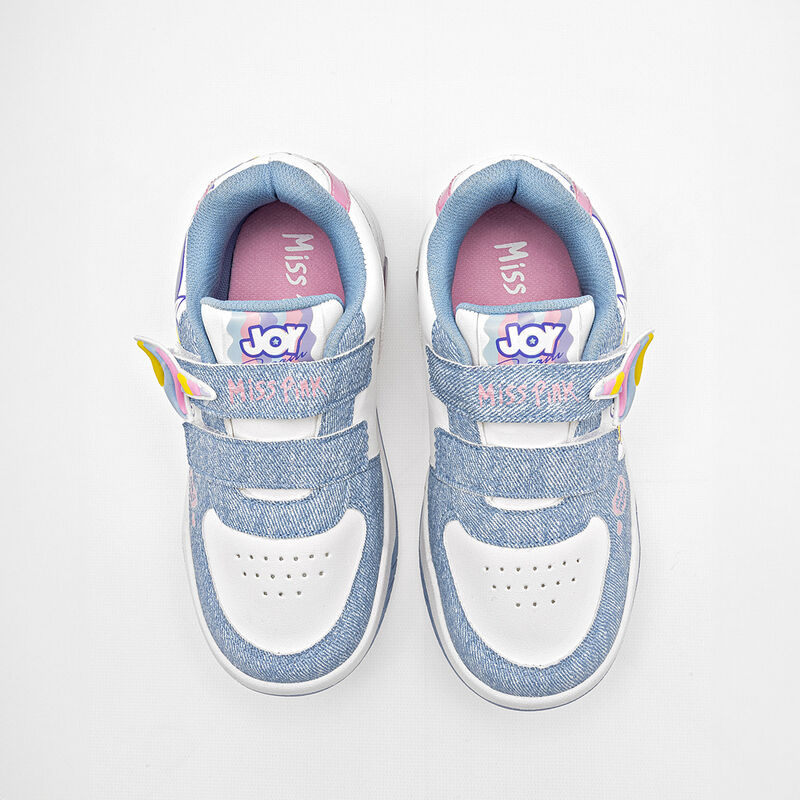 Miss Pink Tenis urbano para ni&ntilde;a blanco azul image number null