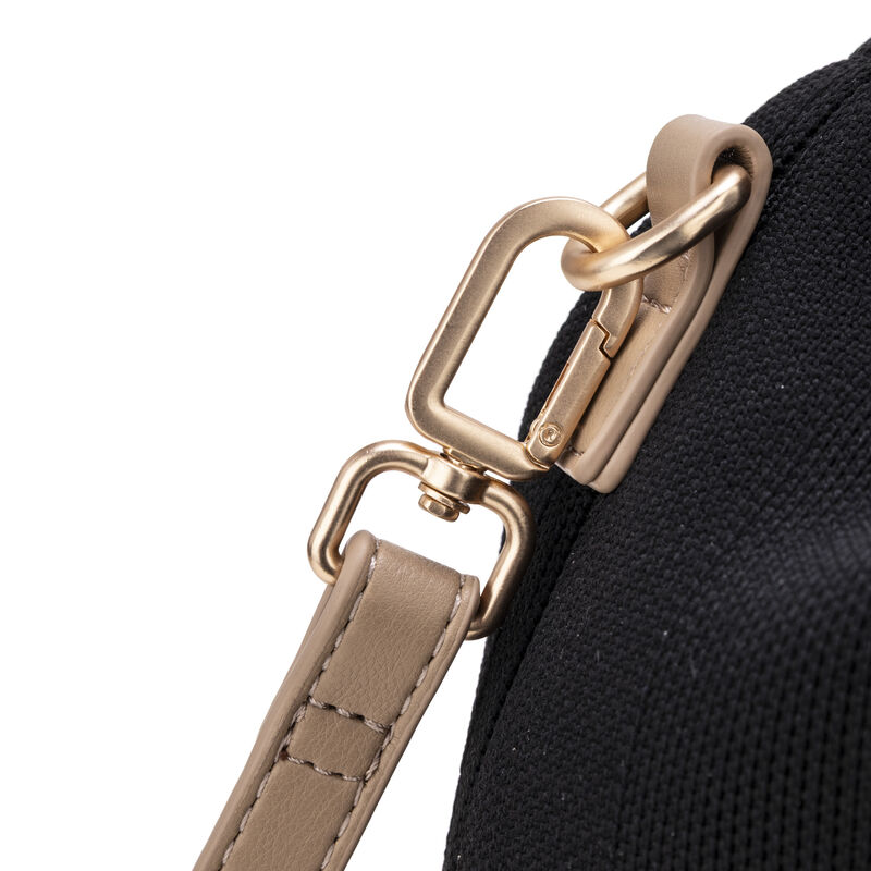 Bolsa Tote Textil Con Charm De Mini Bolsa Color... image number null