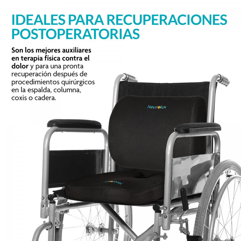 Set de Almohada Lumbar y Cojín Para Coxis image number null