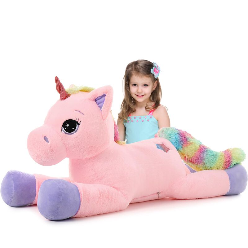 Animal De Peluche Tezituor, Unicornio Gigante, ... image number null