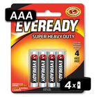 Pila Eveready Carb&oacute;n Zinc AAA Con 4 Piezas 1.5v 1212-4