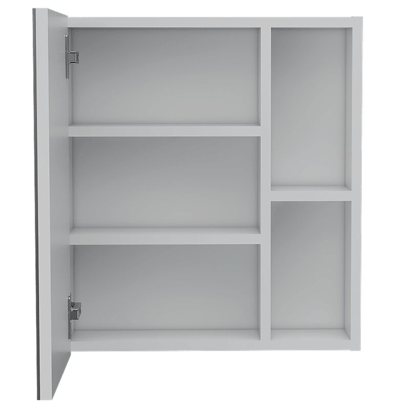Gabinete De Ba&ntilde;o Labell Blanco Virtual Muebles image number null