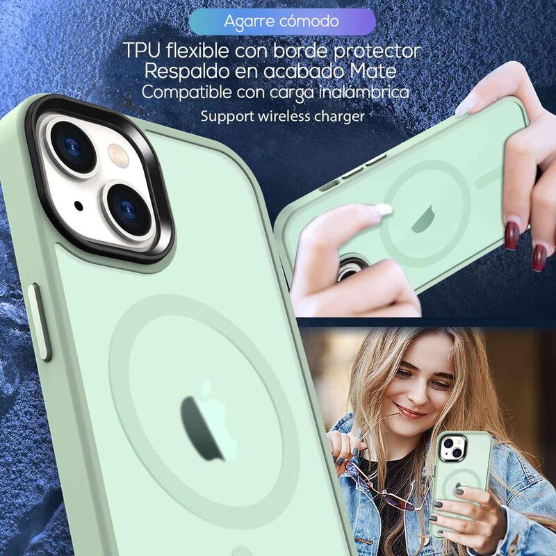 . Funda TEKKU Matte Style Mag para iPhone 15 PL... image number null