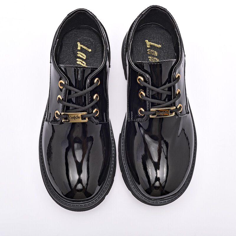 Lady One Zapato para ni&ntilde;a negro charol image number null