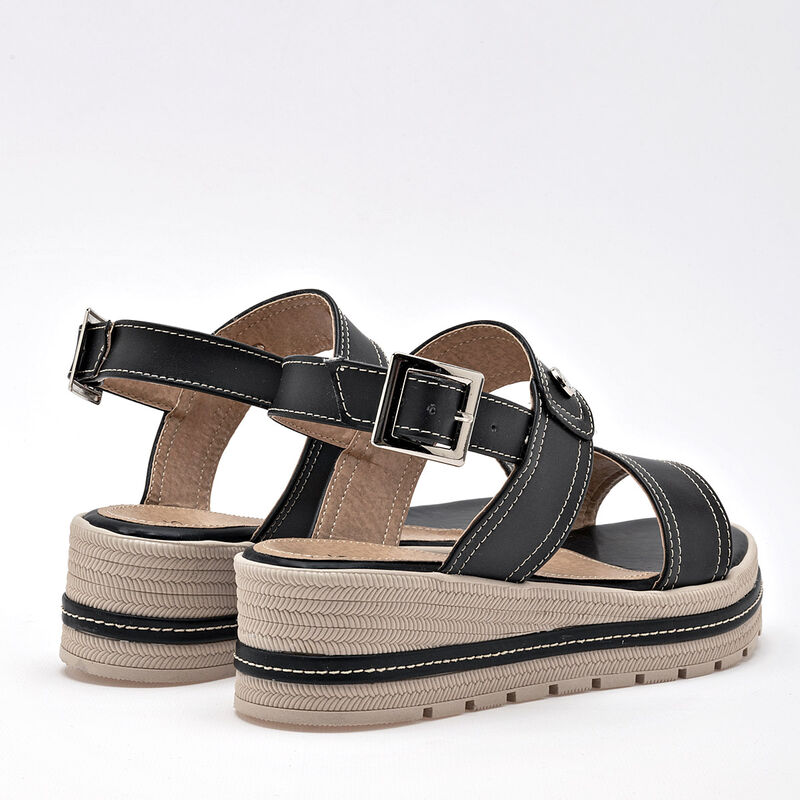 Been Class Sandalia para mujer negro image number null