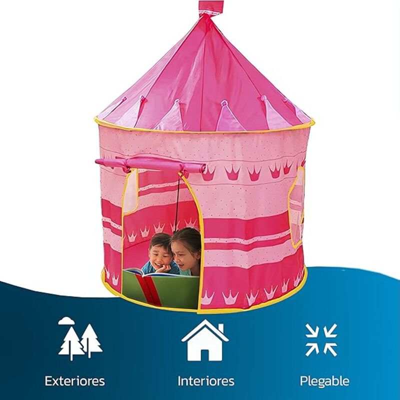 Casa de Campaña Rosa para Niños Bluelander image number null
