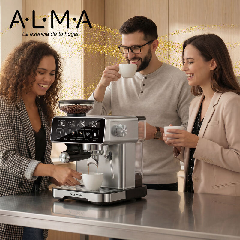 Cafetera Profesional 20Bares ALMA con Molino de... image number null