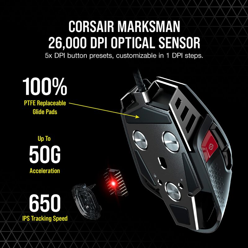 Rat&oacute;n Para Juegos Corsair M65 Rgb Ultra Tunable... image number null
