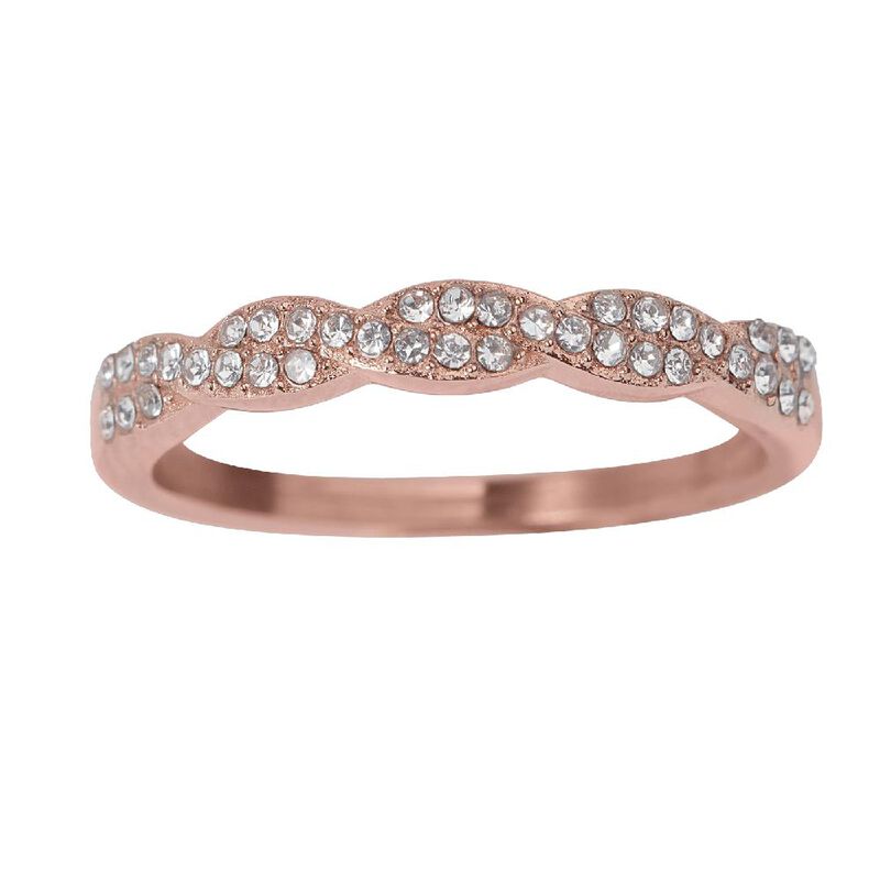 Anillo de Compromiso LuckyLy Aura Ba&ntilde;o de Oro R... image number null