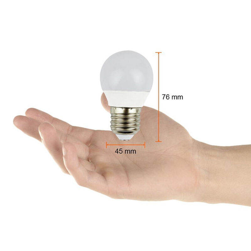 Foco Led 4w E27 160 Grados 100-240v Luz Calida ... image number null