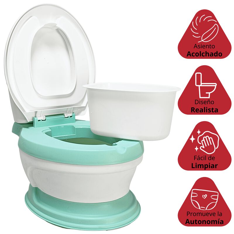 Ba&ntilde;o Entrenador para Ni&ntilde;os Asiento Acolchado An... image number null