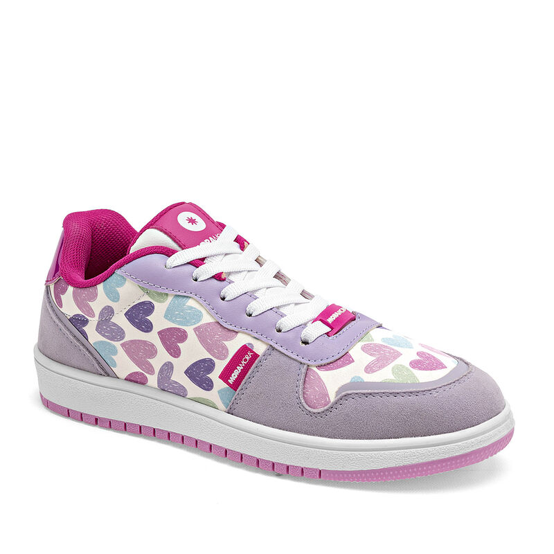 Moramora Tenis urbano para mujer lila multicolo... image number null