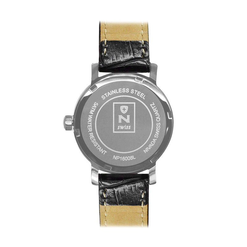 Reloj Nivada Executive Dama Acero/Piel Plata Ro... image number null