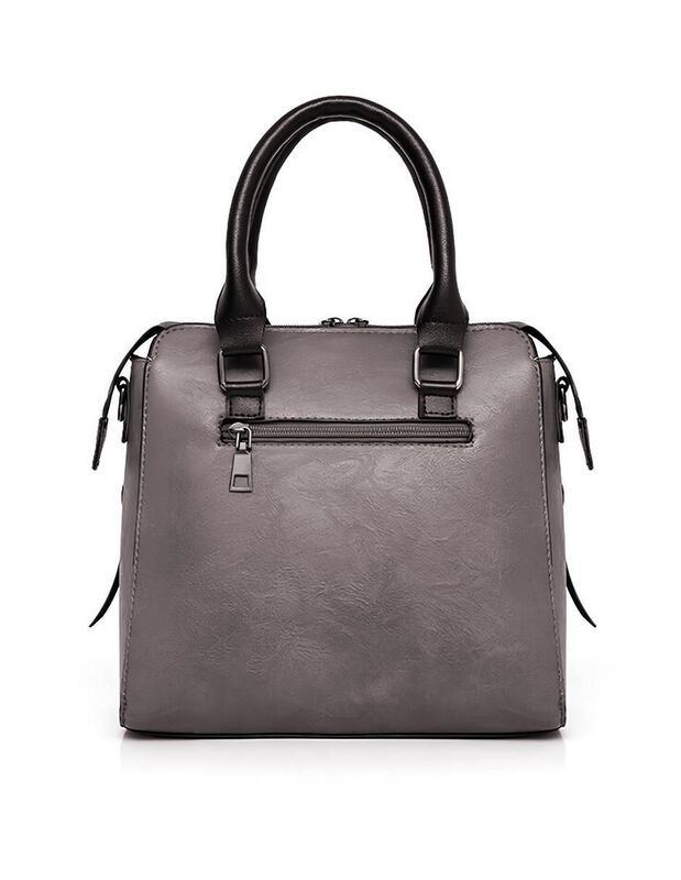 Set De Bolsa Pink Brule De Cuero Para Mujer image number null