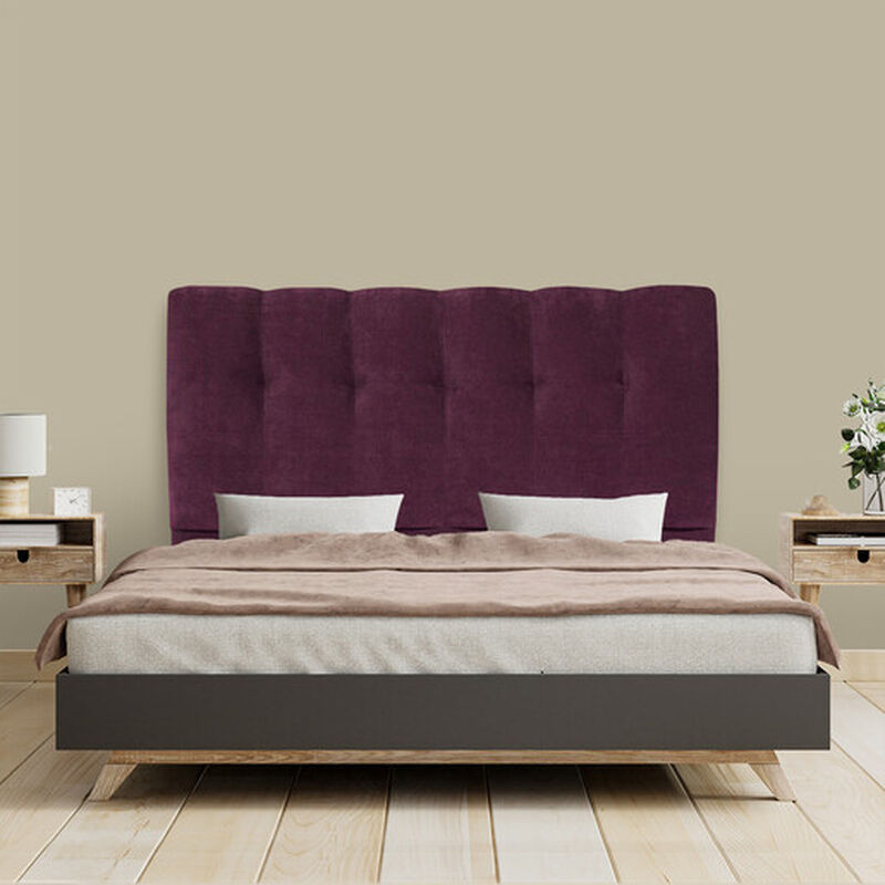 Cabecera Queen Size Dicasa Nube Morado image number null