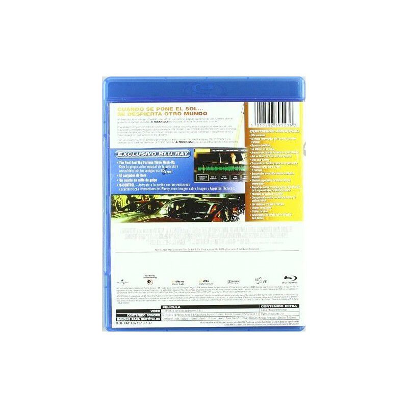 The Fast And The Furious (a Todo Gas) (blu-ray) image number null
