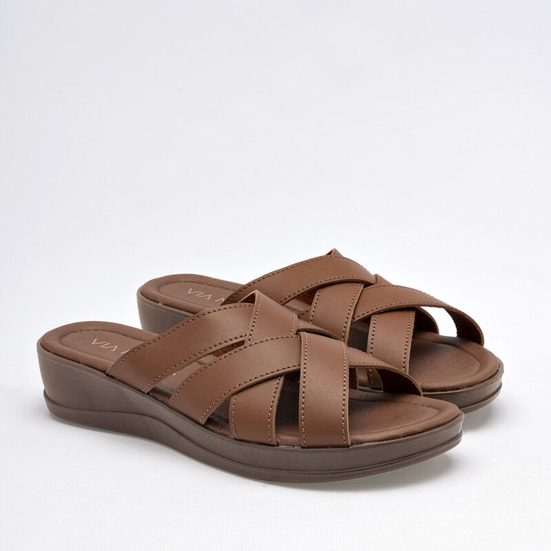 Via Moda Sandalia para mujer camel image number null