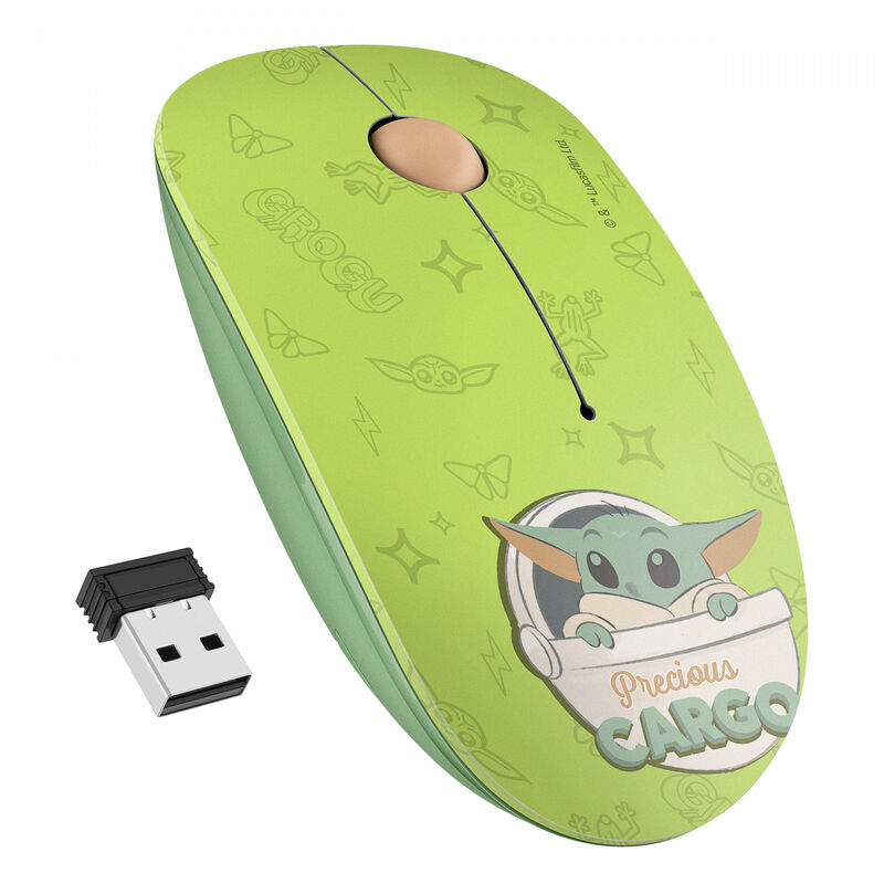 Mouse inal&aacute;mbrico 1 600 DPI Star Wars modelo Gr... image number null