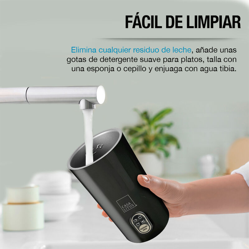 Espumador de Leche El&eacute;ctrico Profesional para C... image number null