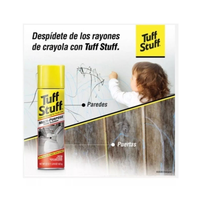 Limpiador multiprop&oacute;sito TUFF STUFF Espuma 623g... image number null