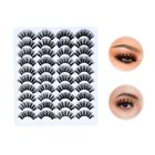 20 Pares De Pestañas Postizas 3d Mixtas Visón Hecho Mano Y61