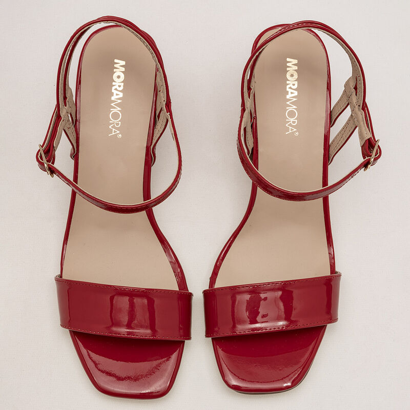 Moramora Zapatilla para mujer rojo image number null