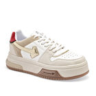 Clasben Tenis urbano para mujer beige multicolor