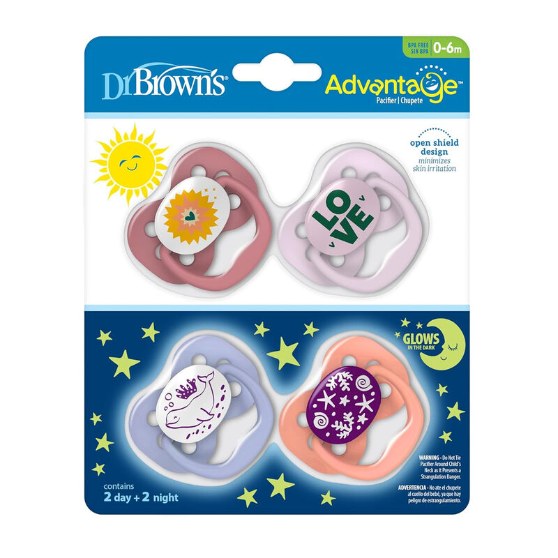 Chup&oacute;n Dr Browns Advantage Day Night 0-6m 4pz L... image number null