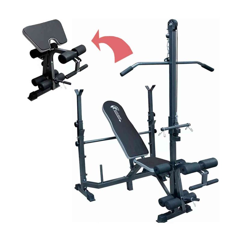 Banco Multiposiciones Ejercicio Espalda Pesa Pe... image number null
