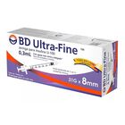 Bd Ultra-fine Jeringa Para Insulinaina U-100 0.3ml 31gx8mm 1