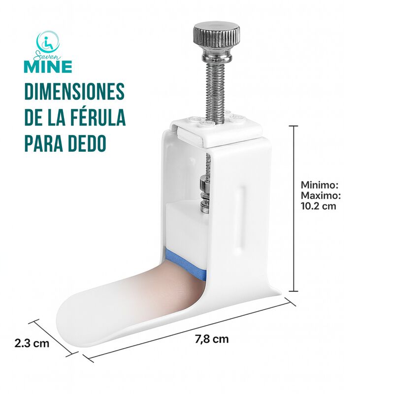 Ortesis Ajustable para Dedo con Tornillo y Reso... image number null