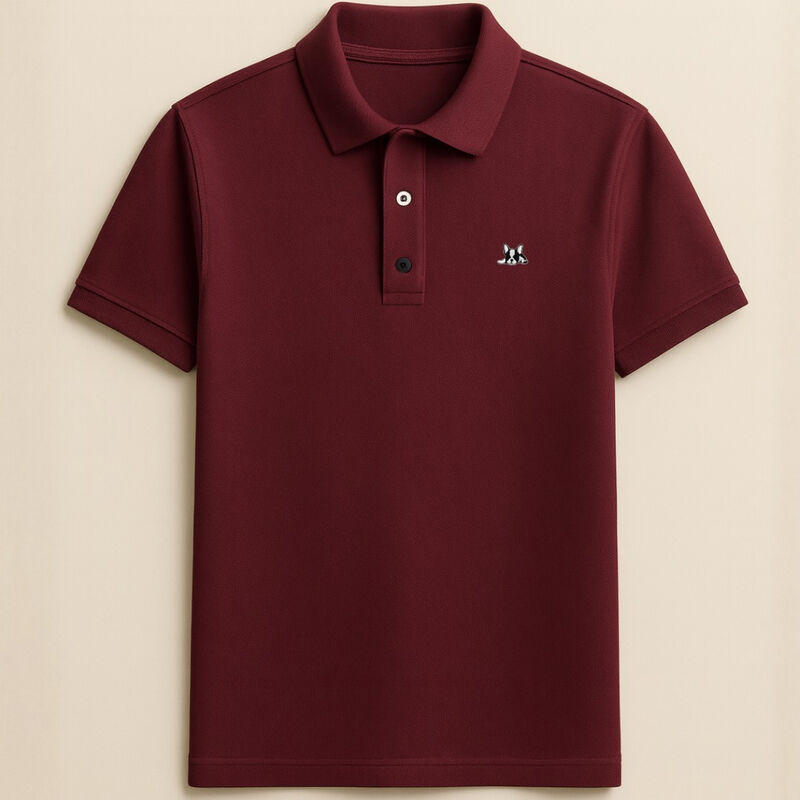 Playera Polo de Algod&oacute;n Manga Corta Casual para... image number null