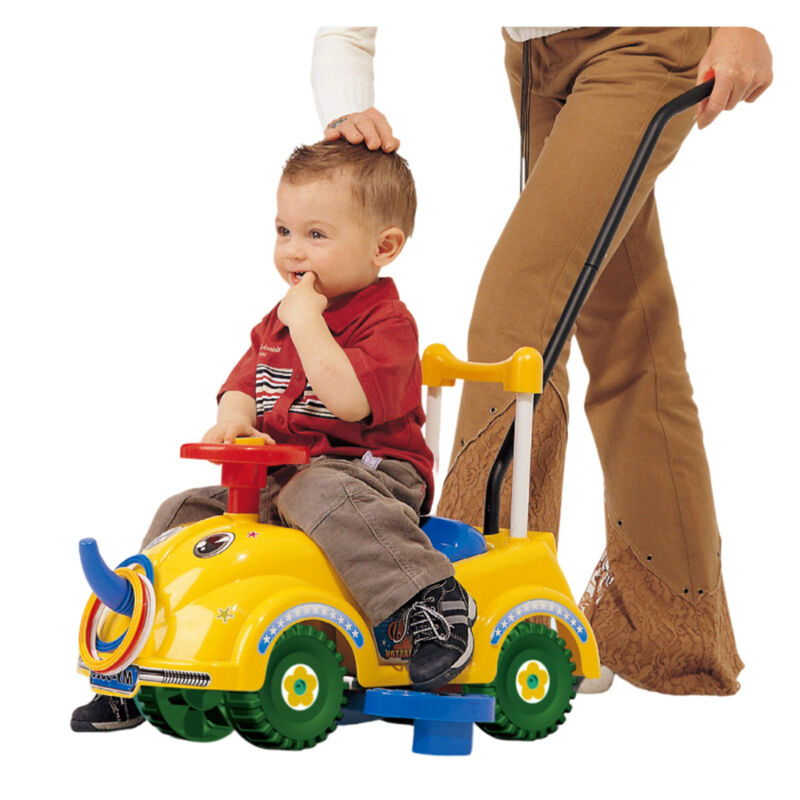 Carrito Montable Elefante Con Bastón Amarillo 5... image number null