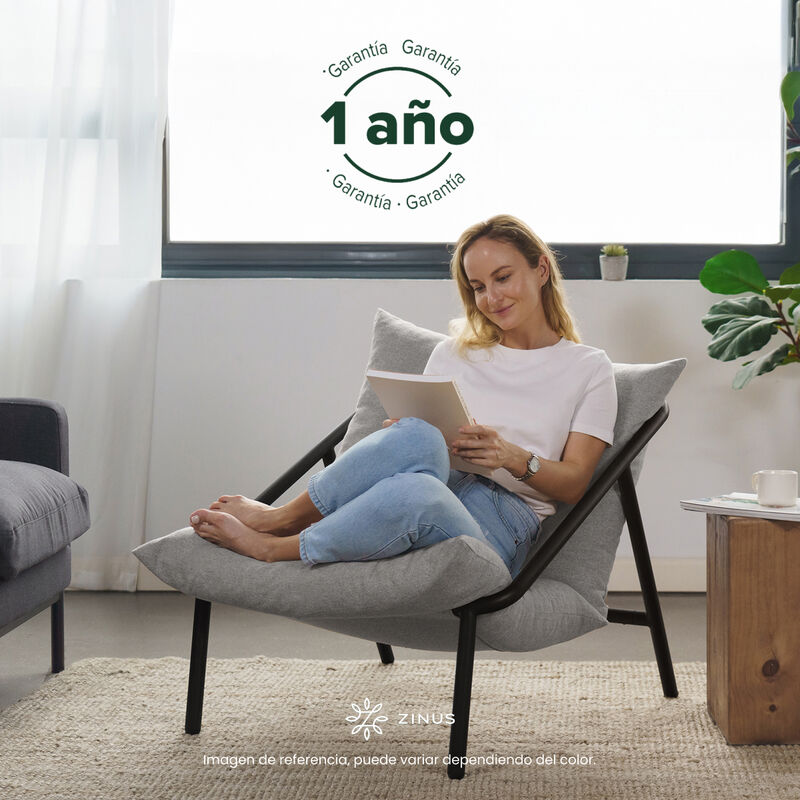 Zinus | Silla De Metal Zinus Ada Con Cojines De... image number null