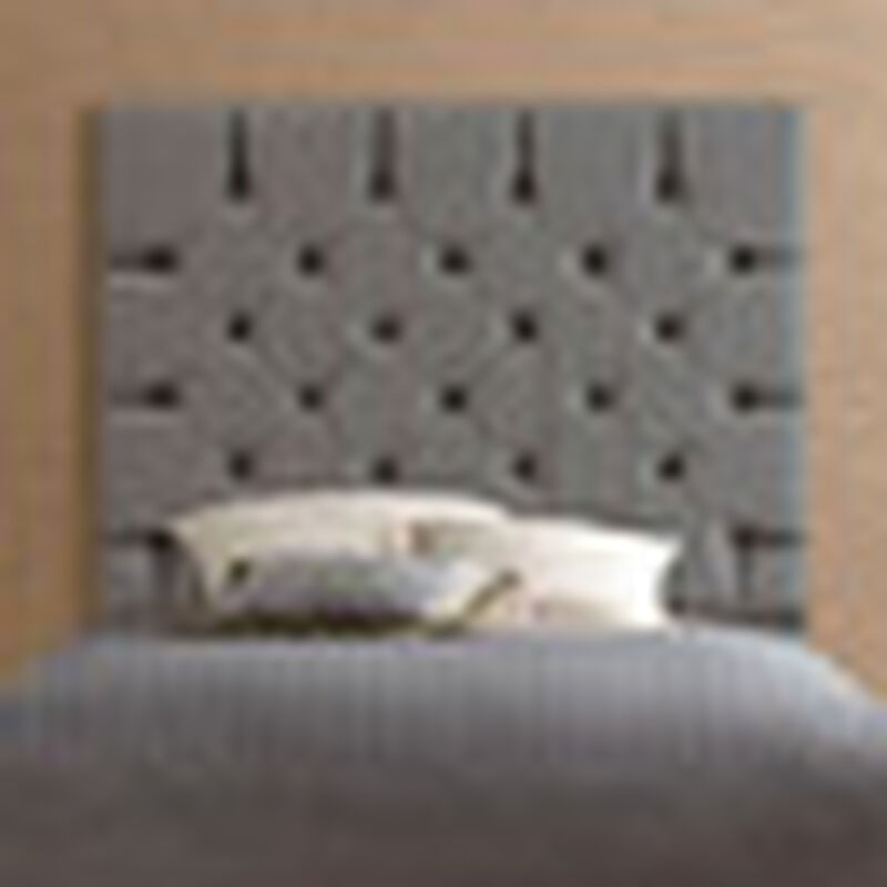 Cabecera King Size Dicasa Calgary Gris Rata image number null