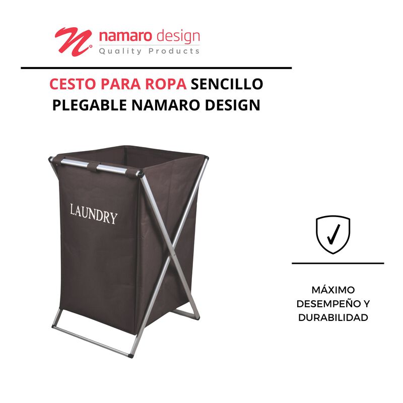 Cesto Para Ropa Sencillo Plegable Namaro Design image number null