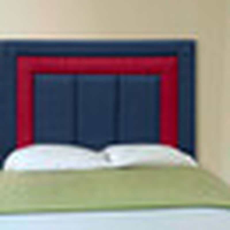 Cabecera Queen Size Dicasa Bora Azul-Rojo image number null