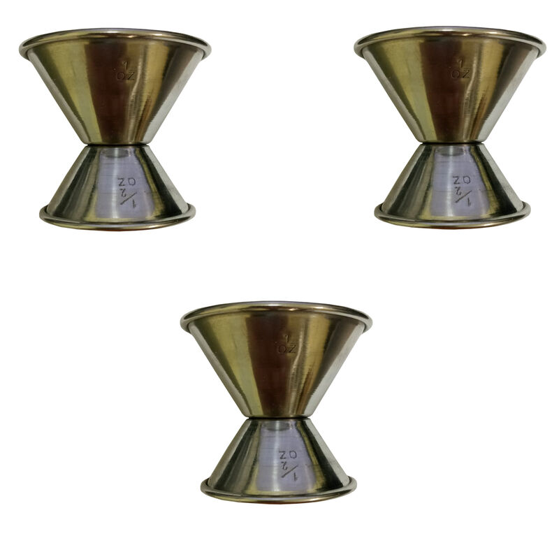 Jigger Porcionador Para Bebidas Acero Inoxidabl... image number null