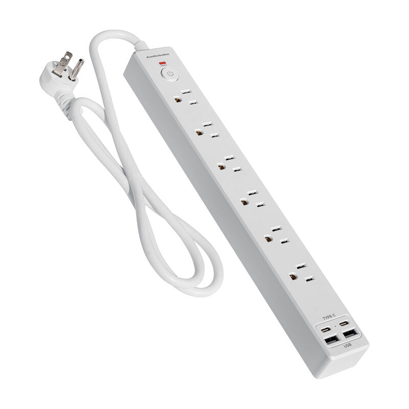 Multicontacto 100cm 6 entradas + 2 usb + 2 tipo... image number null