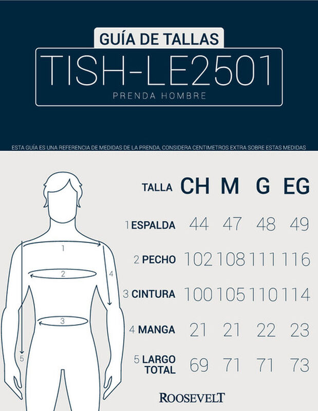 Playera Caballero Cuello Redondo Estampado Blan... image number null