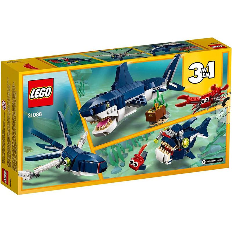 Lego Creator 3en1 Criaturas Del Fondo Marino 31... image number null