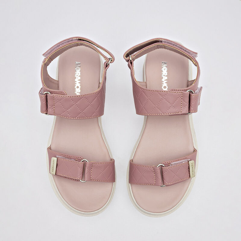 Moramora Sandalia para mujer rosa image number null