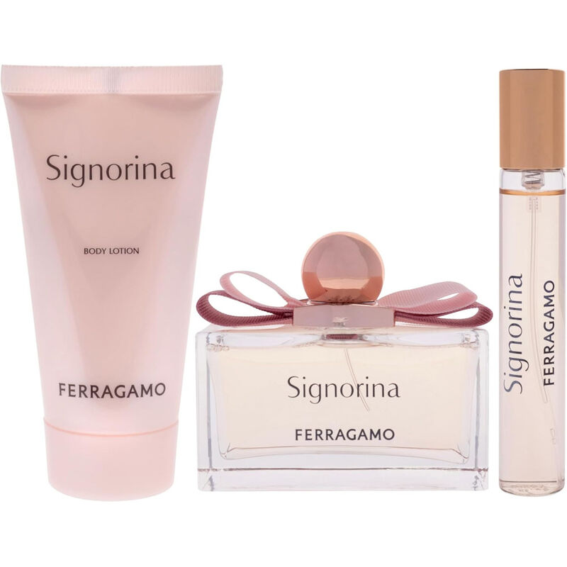Set Ferragamo Signorina 3pzs 100ml Edp Spray/bo... image number null