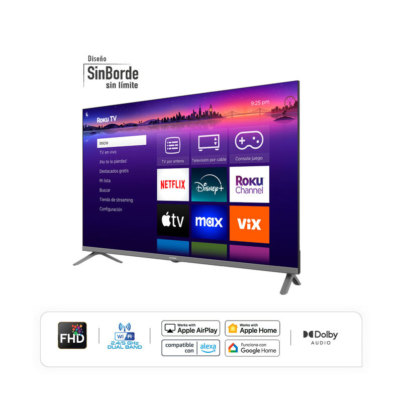 Smart TV Hyundai FHD Roku TV HYLEDRIM 40" image number null