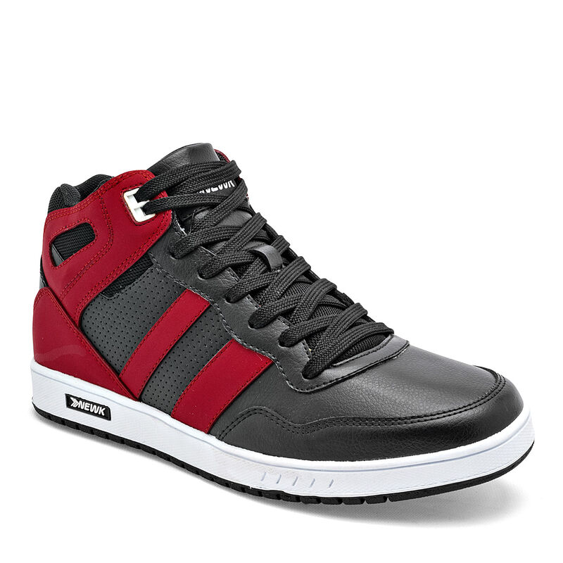 Newk Tenis urbano para hombre negro rojo image number null