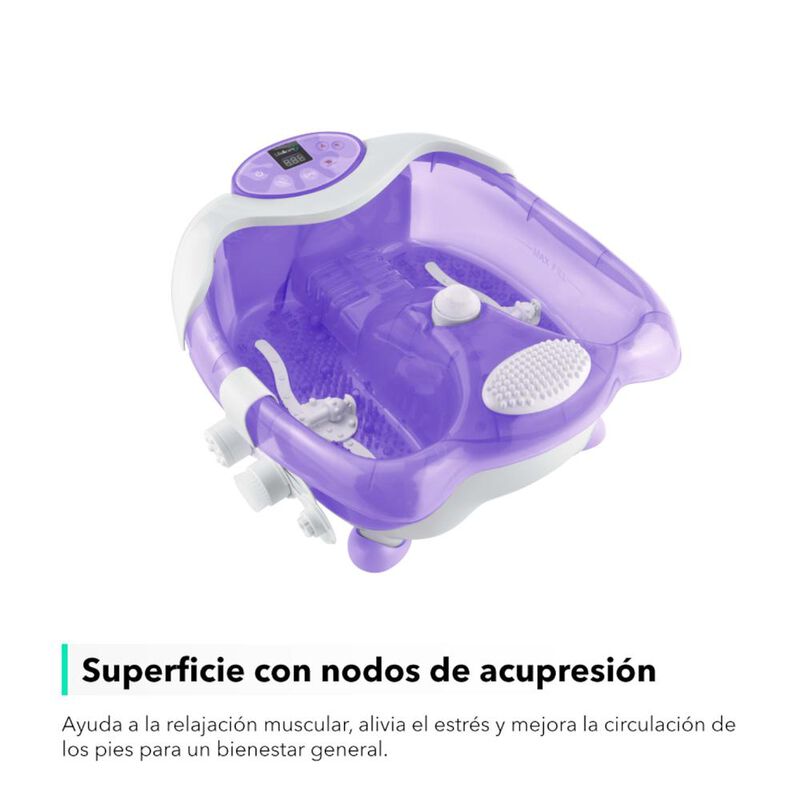 TINA SPA PARA PIES DE LUJO CON HIDROMASAJE Y PE... image number null