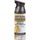 Rust-Oleum 314558 - Pintura en aerosol universal, color negro met&aacute;lico