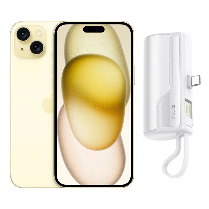 iPhone 15 128GB Amarillo CHIP Reacondicionado m... image number null